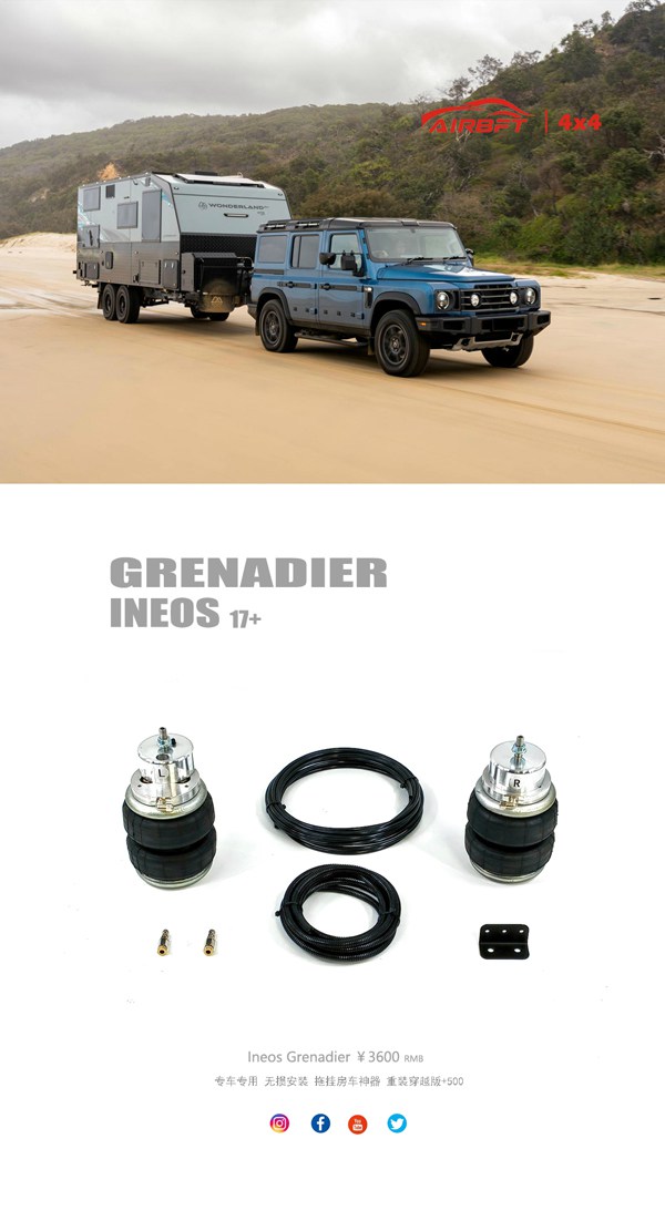 Ineos Grenadier RV Airbags Kit