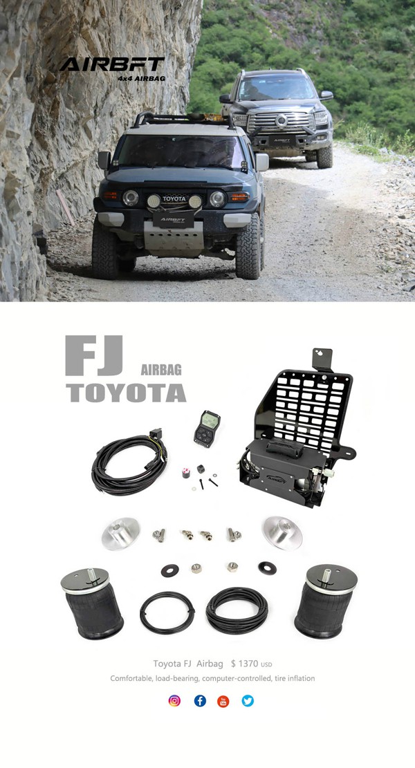 Toyota FJ Cruiser Air Suspension Kit